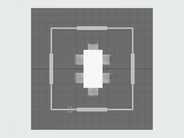 RE-9174 Modular Rental Conference Room -- Plan View