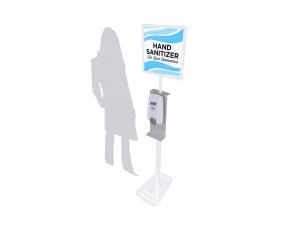 REFLE-907 Hand Sanitizer Stand w/ Graphic